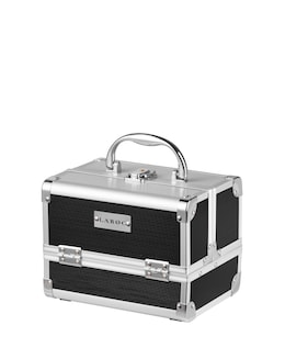 LaRoc Small Aluminium Makeup Case - Black