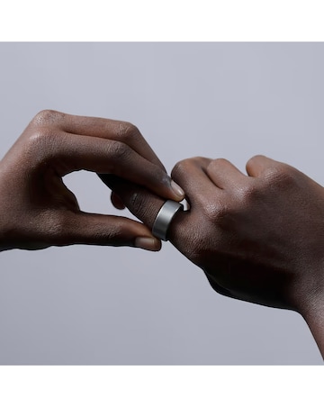 Ultrahuman Ring AIR Bluetooth Smart Ring - Raw Titanium - Size 8