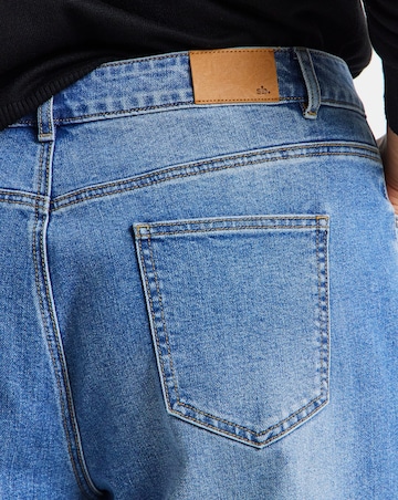 Simply Be Mid Wash Tapered Jeans