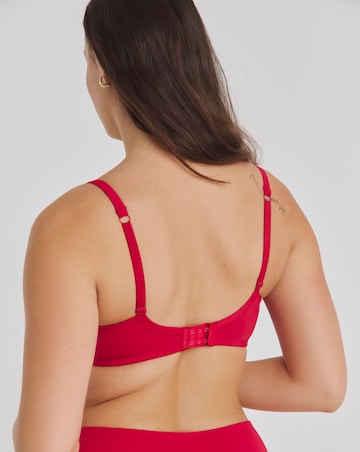 Pretty Secrets (2 Pack) Hannah Heart Full Cup Wired Bras (B-G) Red/Black