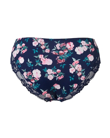 Pretty Secrets Adrianne Floral Midi Brief Knickers
