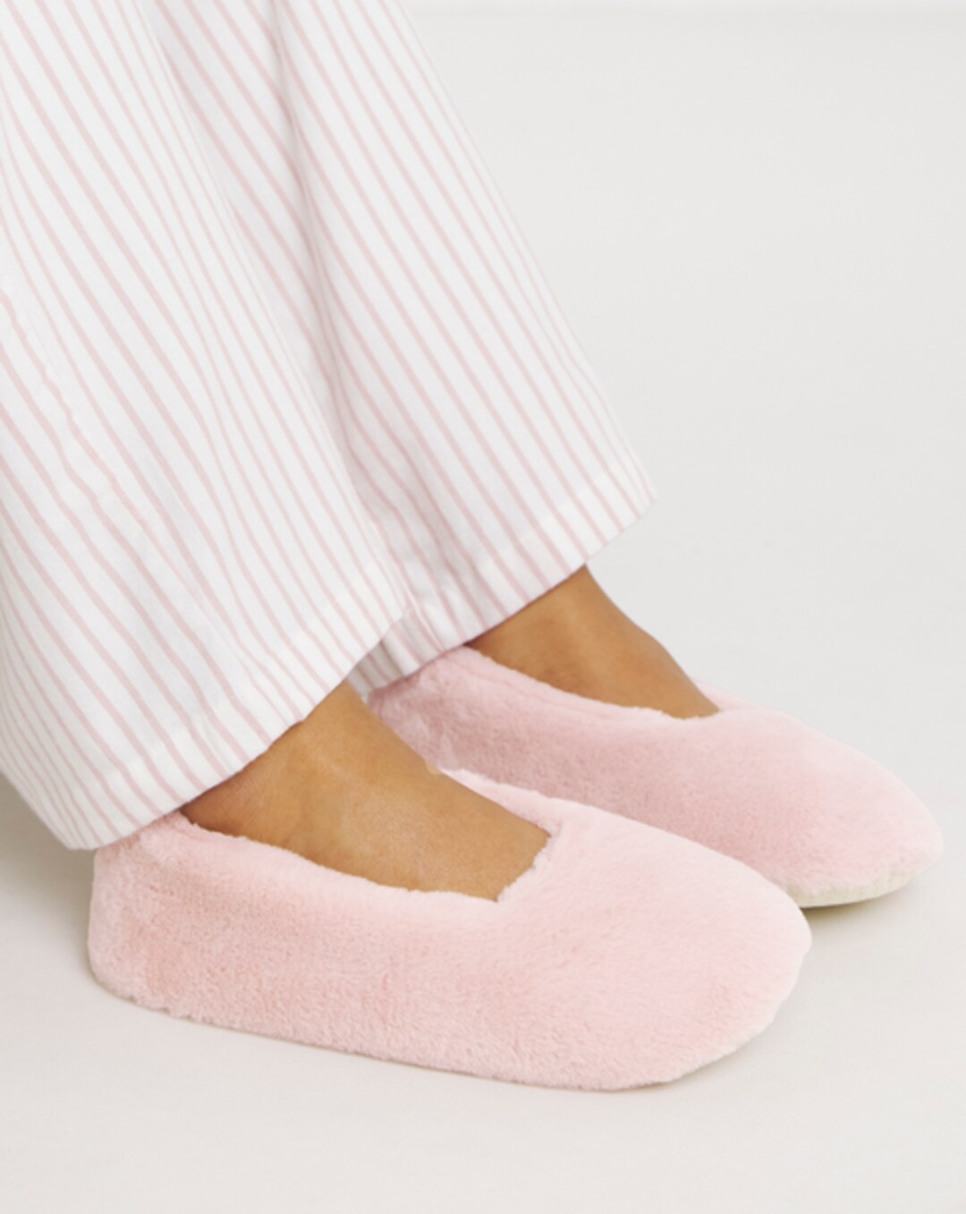 pink womens wide fit slippers