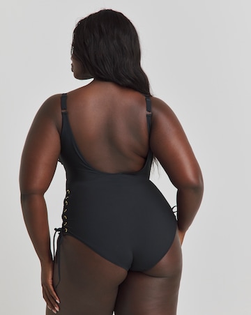 Contour Plunge Tummy Control Swimsuit