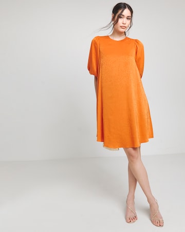 Joanna Hope Satin Jaquard Swing Dress