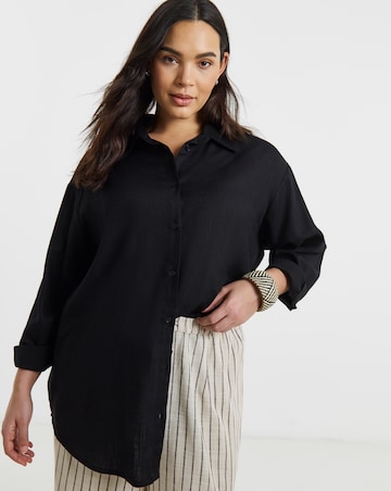 Black Linen Shirt
