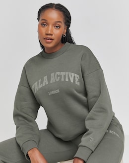 TALA Active Loose Hem Oversized Sweatshirt