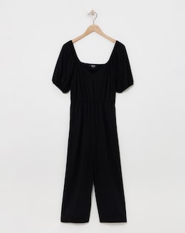 Black Supersoft Sweetheart Jumpsuit