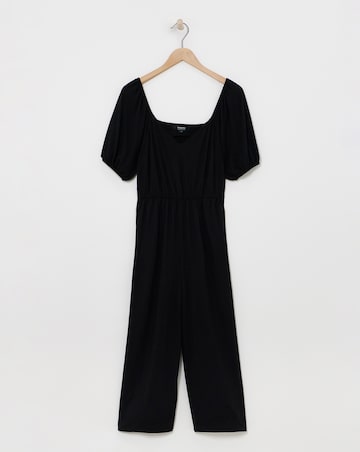 Black Supersoft Sweetheart Jumpsuit