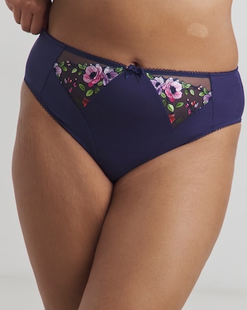 Elomi Himari High Leg Knicker Midnight