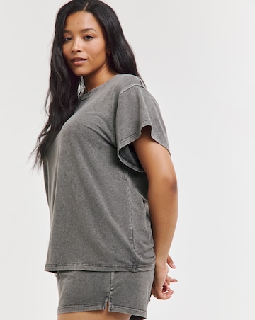 Ruched Back Lounge Short Set