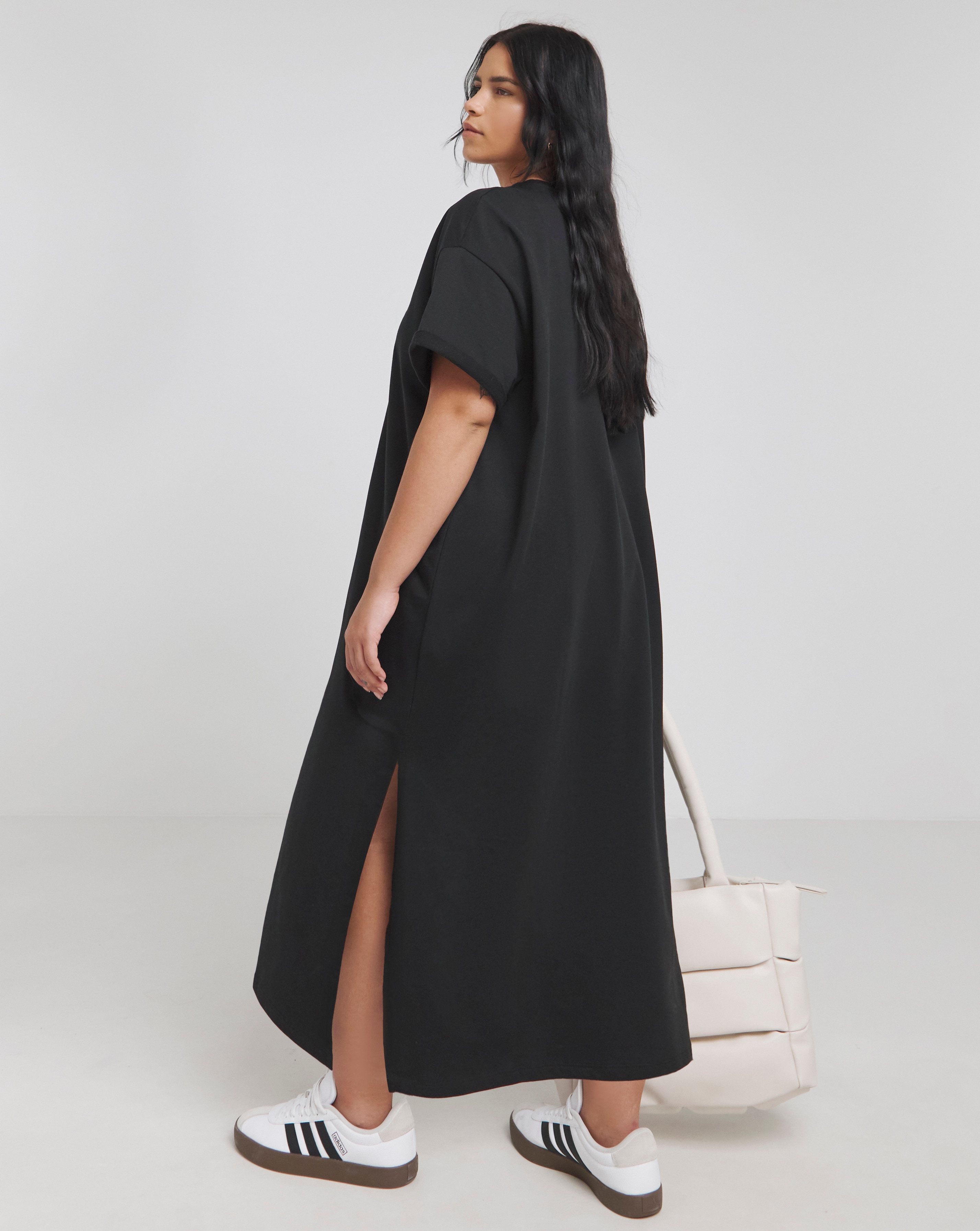 Short sleeve midi t shirt dress shop