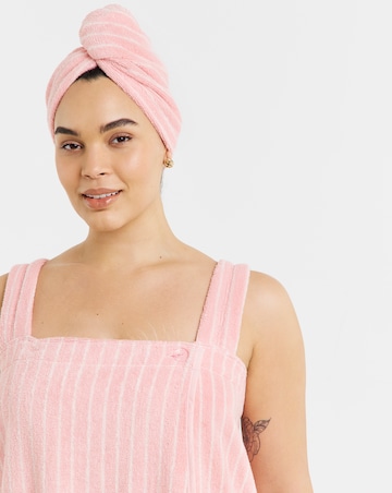 Pretty Secrets Towelling Shower Wrap And Turban