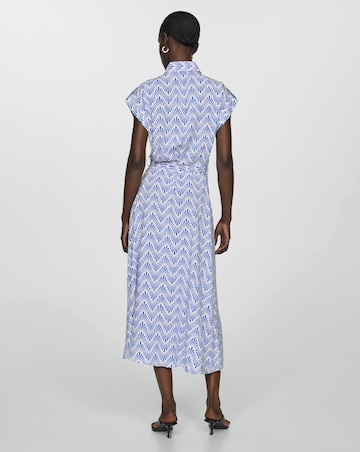 Mango Apple Abstarct Printed Shirt Dress