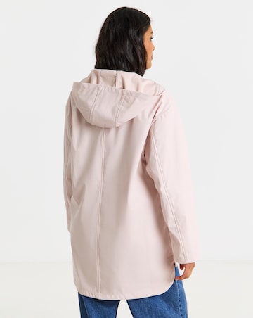 Simply Be Pink Short Rubberised Mac