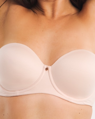 Figleaves Smoothing Multiway Balcony Bra B-GG - Latte