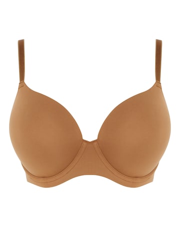 Feather Touch Moulded T Shirt Bra B-F - Nude 3