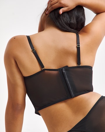 Simply Be Cupless Underwire Lace Longline Bra