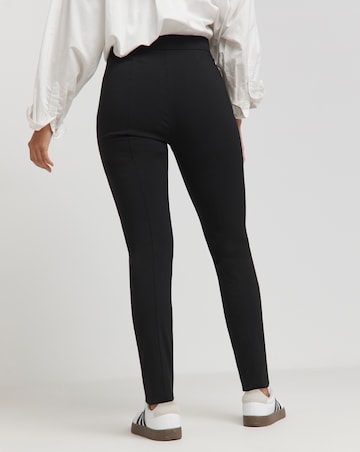 Black Bengaline Super Stretch Pull On Trouser