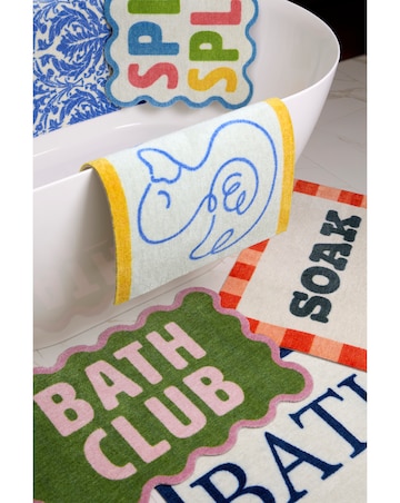 My Mat Bath Club Printed Nylon Bathmat