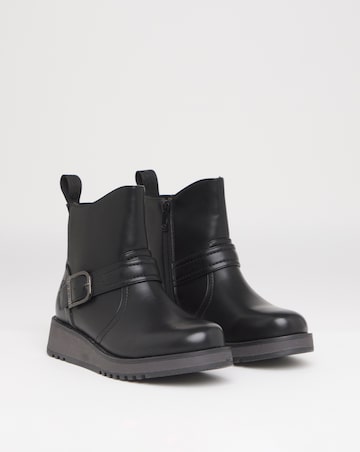 Heavenly Feet Cherish Buckle Boots Ex Wide Fit