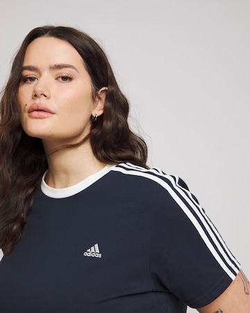 adidas Essentials 3 Stripes T-Shirt