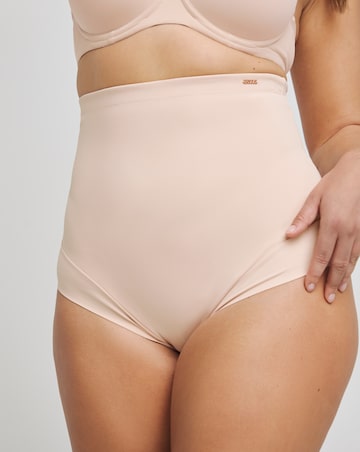 Figleaves Smoothing Shaping Waist Nipper - Latte