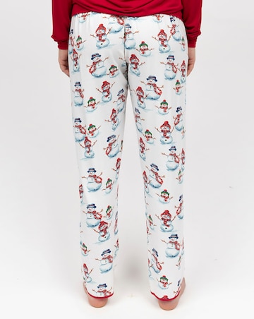 Cyberjammies Blaze Pyjama Pant Snowman Print