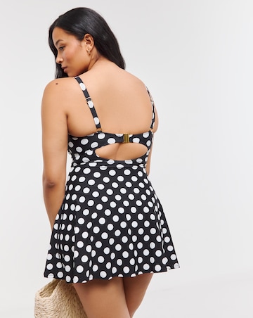 Control Underwired Twist Front Swimdress