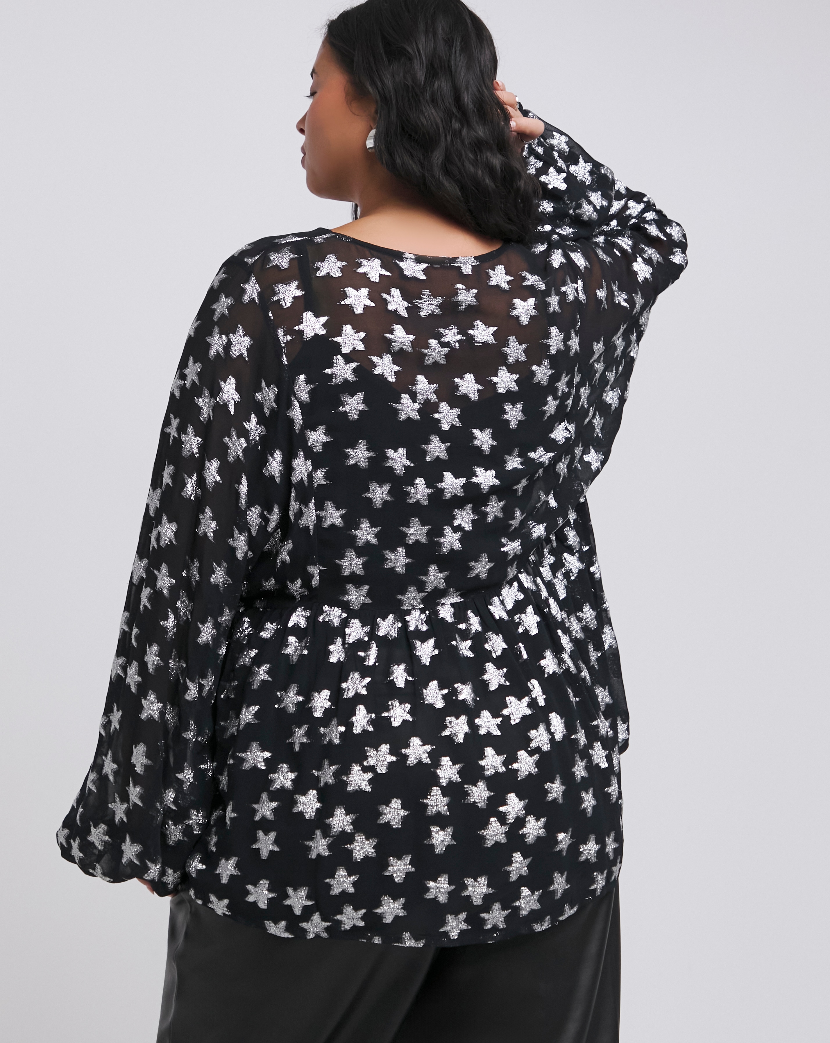 JOURNAL STANDARD（ジャーナルスタンダード）の「【CLANE/クラネ】DOT JACQUARD SMOCK TOPS:ブラウス（シャツ/ ブラウス）」 - WEAR