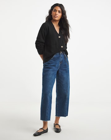 Simply Be Black V-Neck Cardigan