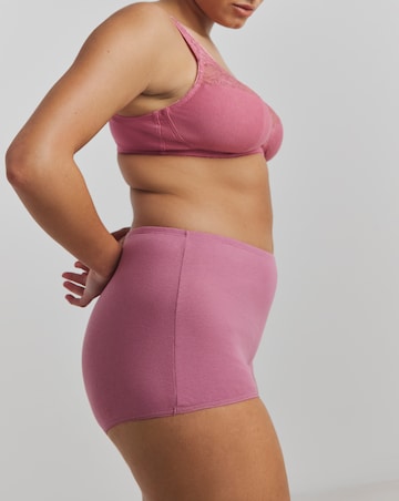 Pretty Secrets 5 Pack Comfort Short Knickers - Red Multi