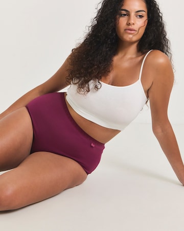 Slimma (4 Pack) Cotton Full Fit Knickers Grey Multi