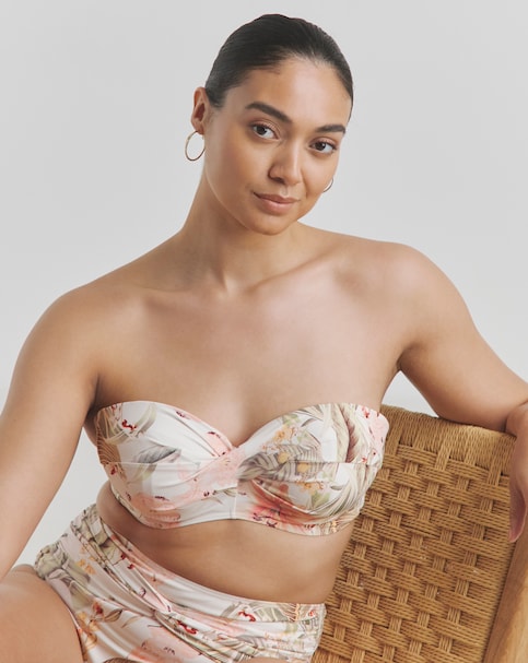 MAGISCULPT Twist Front Bandeau Underwired Bikini Top