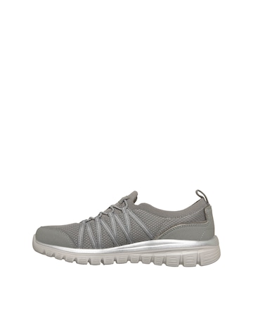 Skechers Grey/Silver Graceful Purecrush Trainers - Standard Fit (D)