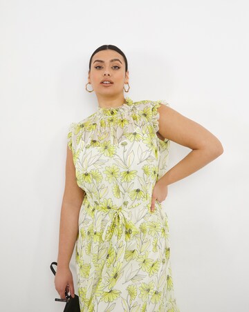 Joanna Hope Tie Waist Midi Dress