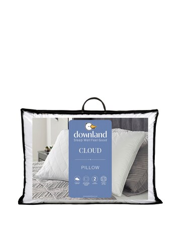 Downland Cloud Quilted Cotton Pillow
