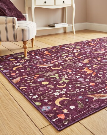 Catherine Lansfield Twilight Animals Rug