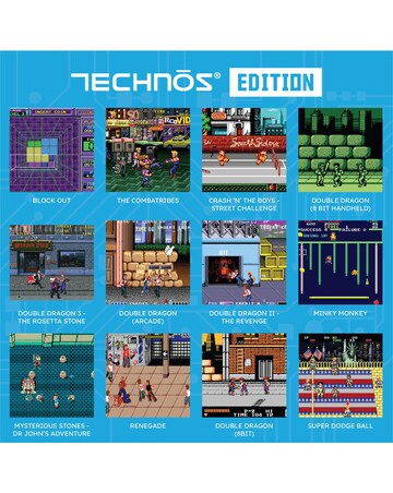 Hyper Mega Tech - Technos Super Pocket Technos - Retro Handheld Gaming Device