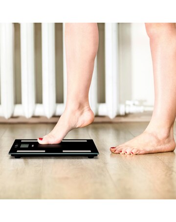 Salter Black Glass Analyser Scale