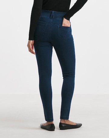 Dark Blue Skinny Pull On Jegging