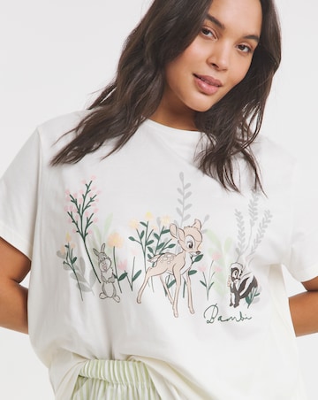 Bambi Cotton Wide Leg Pyjama Set