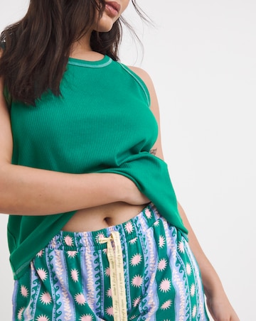 Pretty Secrets (2 Pack) Rib Vest Pyjama Short Sets