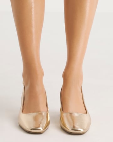 Henrietta Flexi Sole Block Heel Slingback Shoe Extra Wide EEE fit