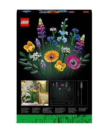 LEGO Icons Wildflower Bouquet Flowers Set for Adults 10313