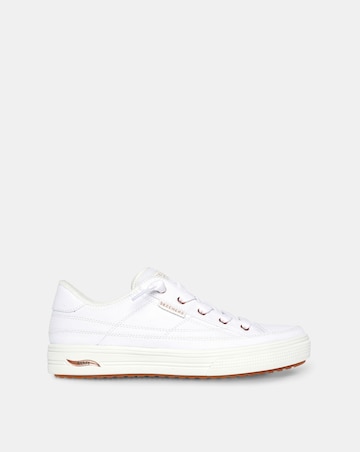 Skechers Arch Fit Arcade Canvas Fashion Trainer Standard Fit