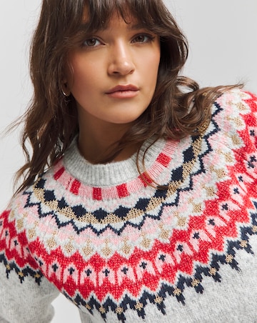 Grey Fair Isle Jumper