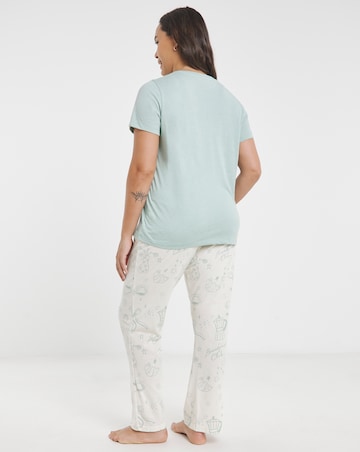 Simply Be (2 Pack) Breakfast Print Value Pyjama Sets