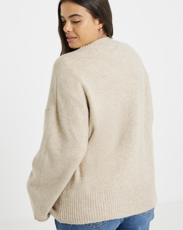 Oatmeal Crew Neck Jumper