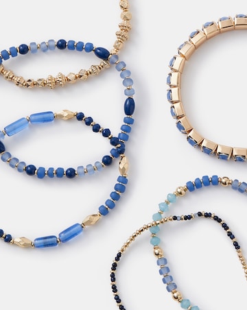 Accessorize 11-Pack Bead Stretch Bracelets