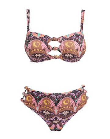 Simply Be Knot Detail Bandeau Bikini Set